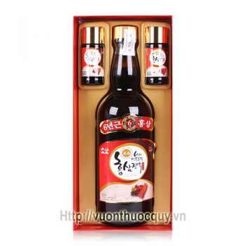tinh chất hồng sâm nhung hươu linh chi hanil ginseng