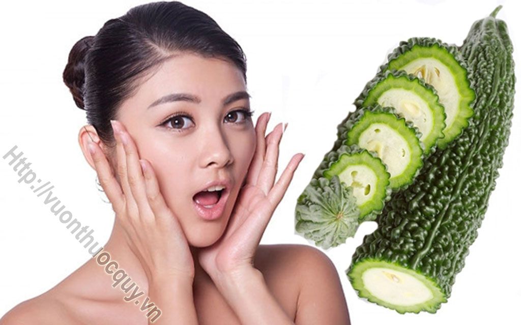 mướp đắng giúp làm đẹp và trị sạch mụn