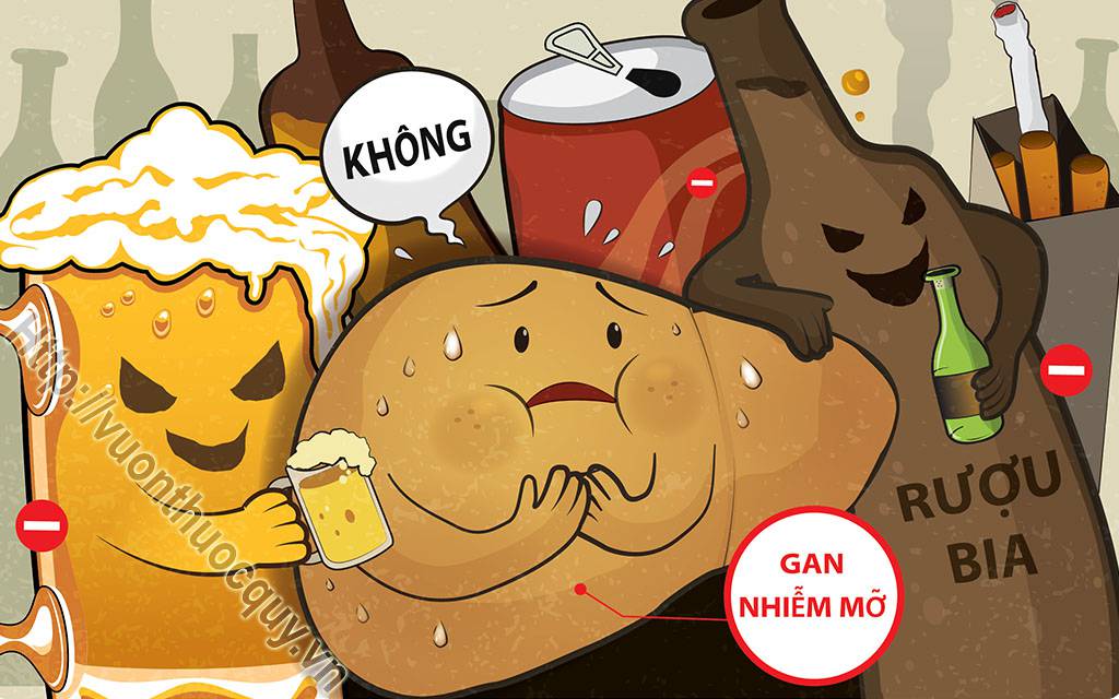 bệnh gan do rượu có biểu hiện gì ?